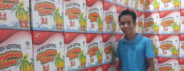 Filsa Budi Ambia, berjaya dengan kepiting Kalimantan Timur. (Foto: Detik Finance)